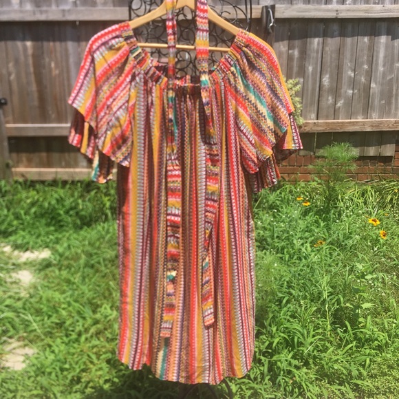 Anthropologie Dresses & Skirts - Anthro {Uncle Frank} Double Ruffle Sleeve Dress